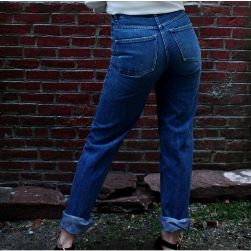 Vintage 80s Coca‑Cola Jeans | High‑Waist Straight Leg Medium Wash Denim | 28"